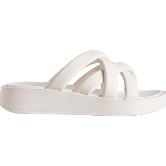 Vintage Havana Size 11 Day Dream Puff Criss Cross Platform Sandal Slip On - Picture 4 of 6